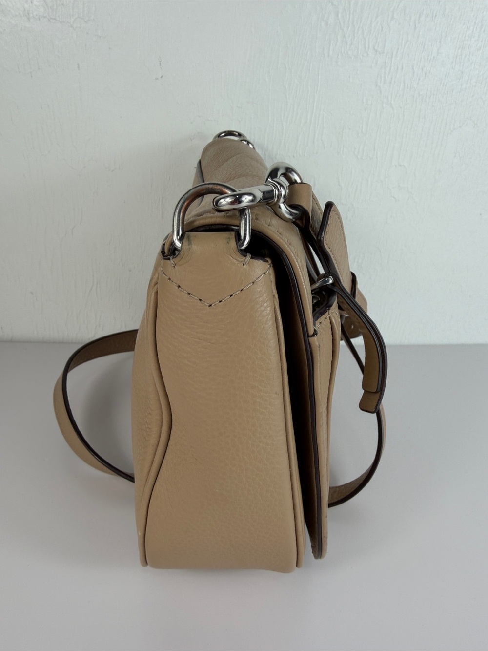 Marc Jacobs Tan Crossbody Saddle Bag - Picture 6 of 13